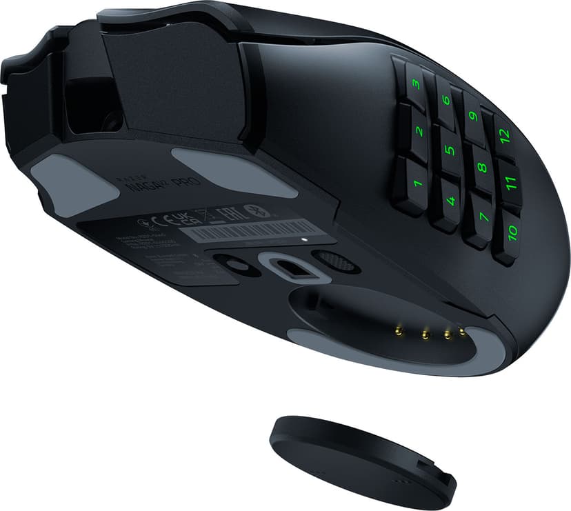 Razer NAGA V2 PRO RF Wireless + Bluetooth + USB Type-C