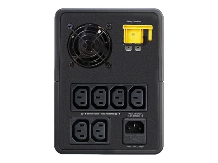 APC Easy UPS UPS-enhed Interaktivt indgangsstik 1,2 kVA 650 W 6 AC stikkontakt(er)