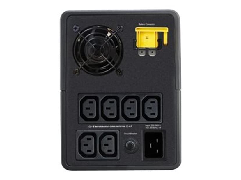 APC Easy UPS uforstyrrbar strømforsyning (UPS) Linje-Interactive 2,2 kVA 1200 W 6 AC-utganger