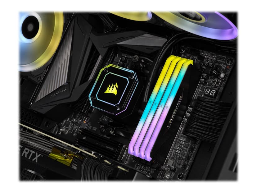 Corsair Vengeance RGB CMN64GX4M2Z3200C16 hukommelsesmodul 64 GB 2 x 32 GB DDR4 3200 MHz 64GB 3200MHz DDR4 288-pin DIMM