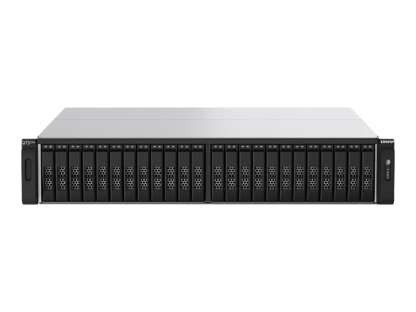 QNAP TS-h2490FU NAS Rack (2U) EPYC 7232P 64 GB DDR4 0 TB QuTS hero Svart, Grå
