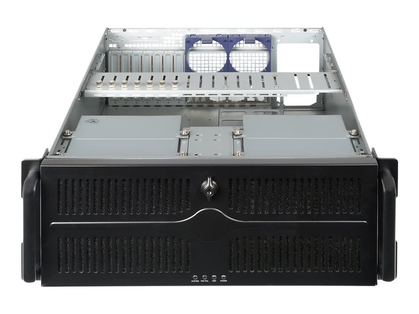 Chieftec UNC-411E-B-OP datorväskor Ställning Svart Rack Svart