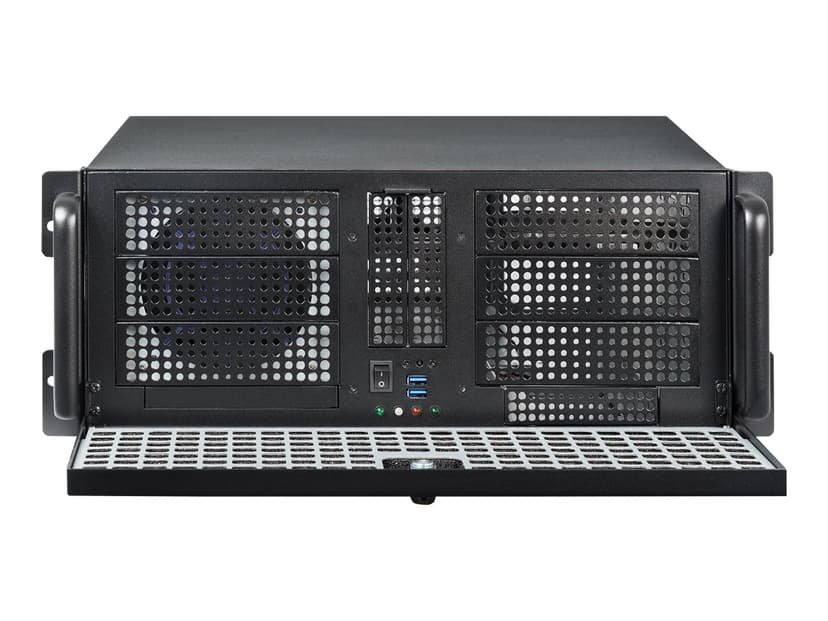 Chieftec UNC-411E-B-OP datorväskor Ställning Svart Rack Svart
