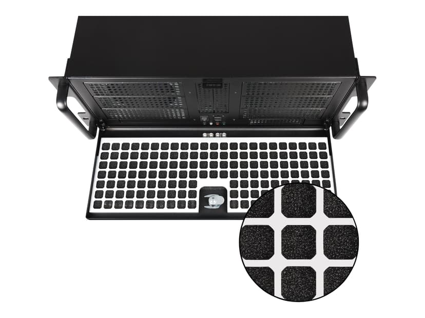 Chieftec UNC-411E-B-OP datorväskor Ställning Svart Rack Svart