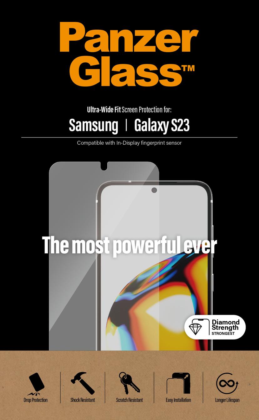 Panzerglass Ultra-Wide Fit Samsung Galaxy S23