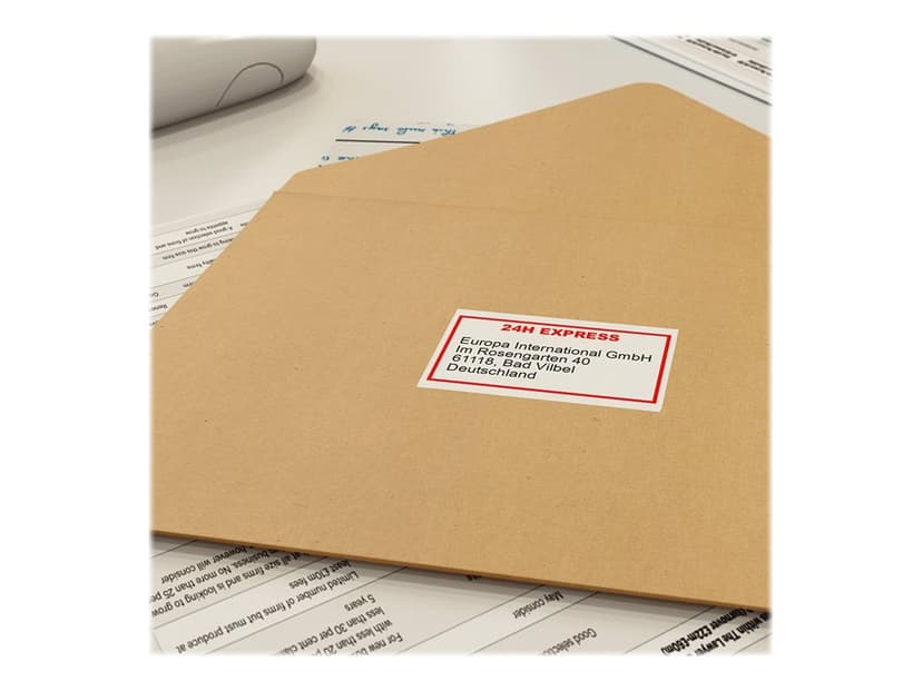 Brother Jatkuva valkoinen DK-tarrarulla 62mm 15.24m