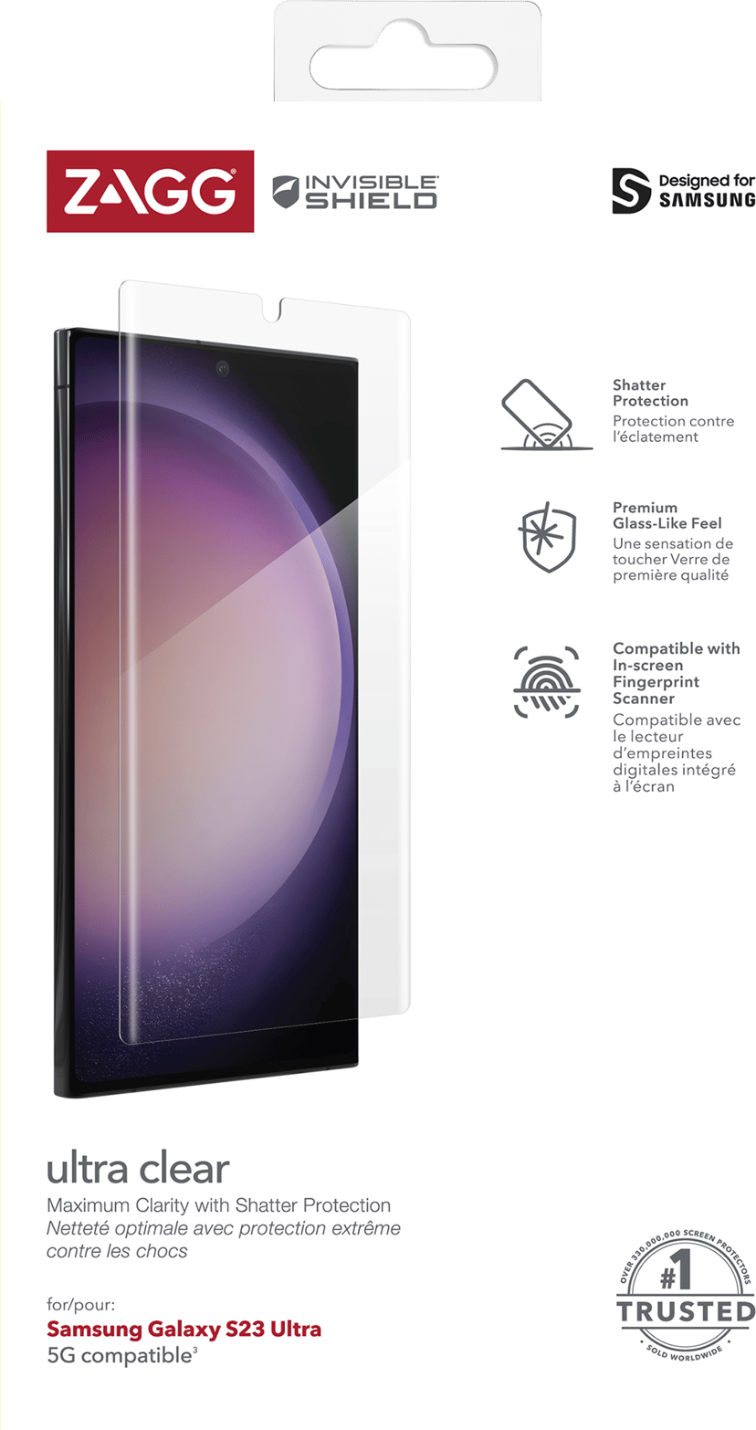 Zagg InvisibleShield Ultra Clear Samsung Galaxy S23 Ultra