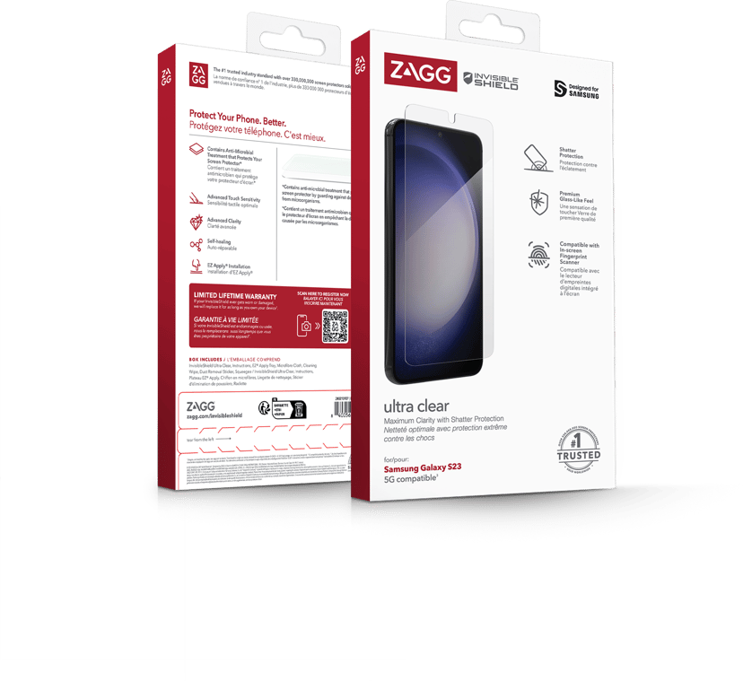 Zagg InvisibleShield Ultra Clear Samsung Galaxy S23