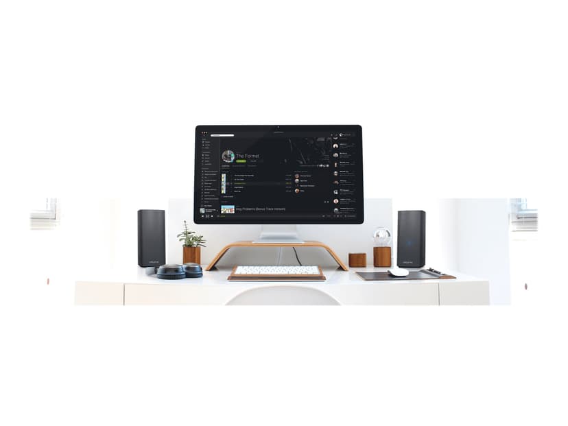 Creative T100 Wireless 2.0 Högtalare Svart