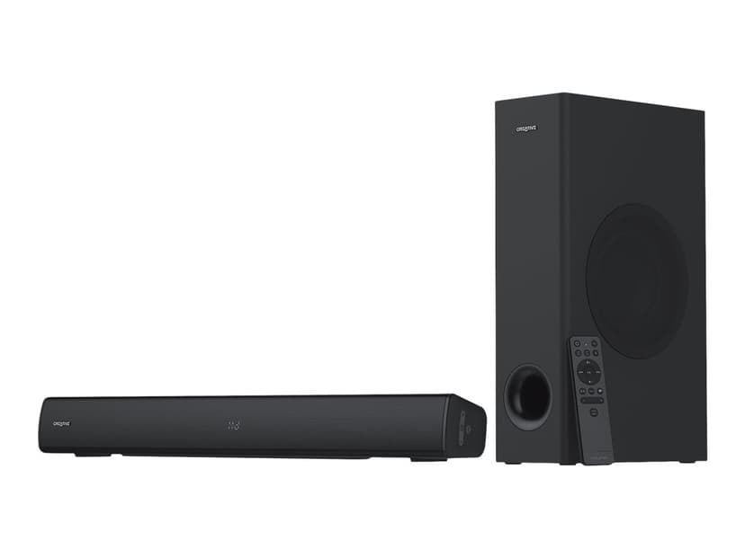Creative Stage V2 2.1 Soundbar + Subwoofer Sort