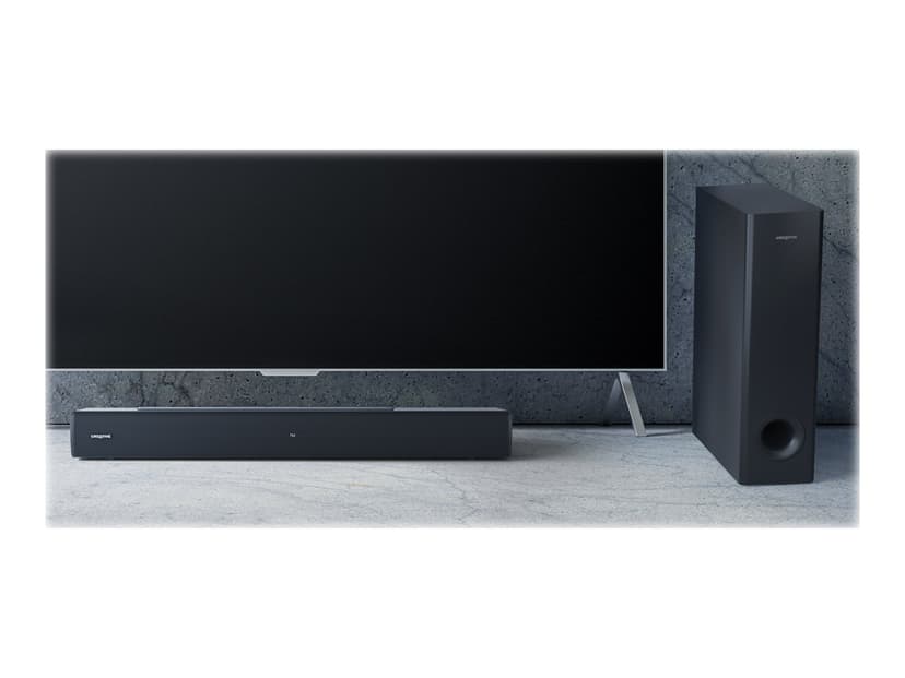 Creative Stage V2 2.1 Soundbar + Subwoofer Svart