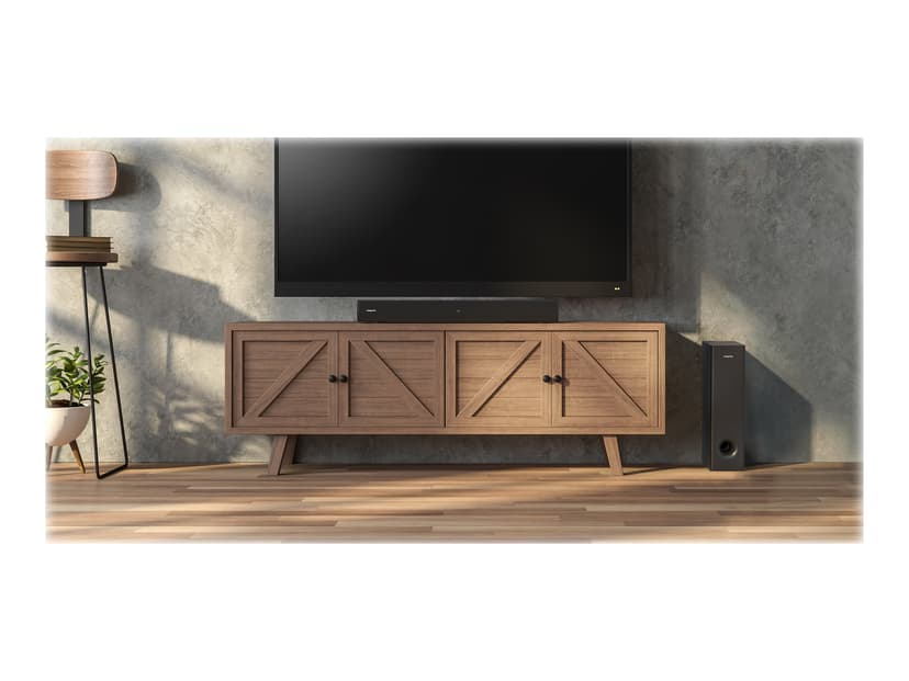 Creative Stage V2 2.1 Soundbar + Subwoofer Svart