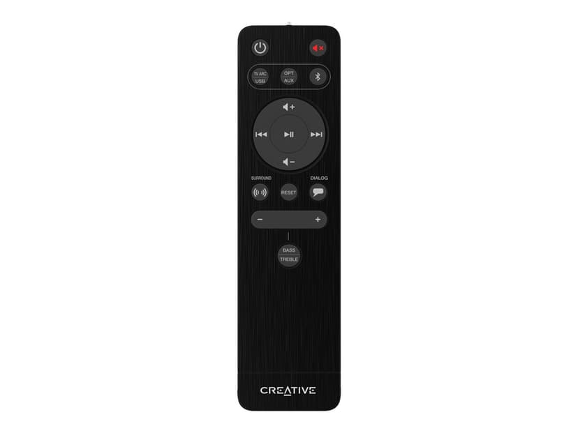 Creative Stage V2 2.1 Soundbar + Subwoofer Sort
