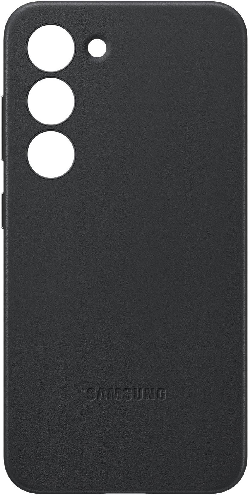 Samsung Leather Case Samsung Galaxy S23 Sort