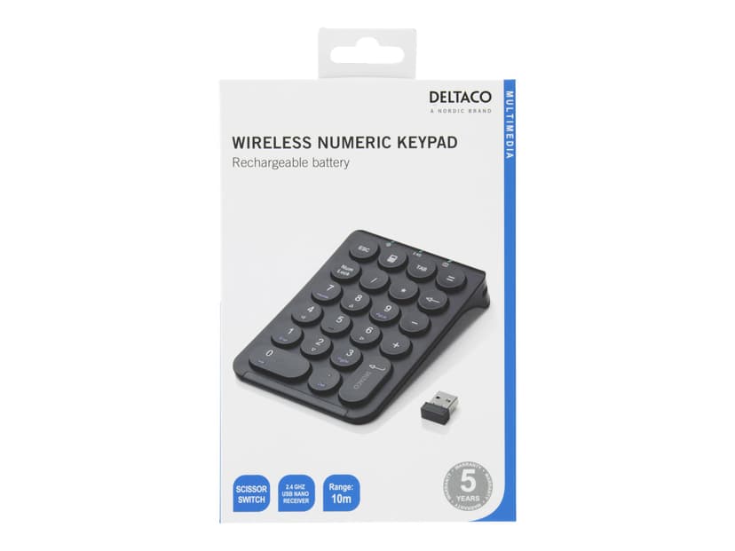 Deltaco Tb-125 Numeric Keyboard Wireless