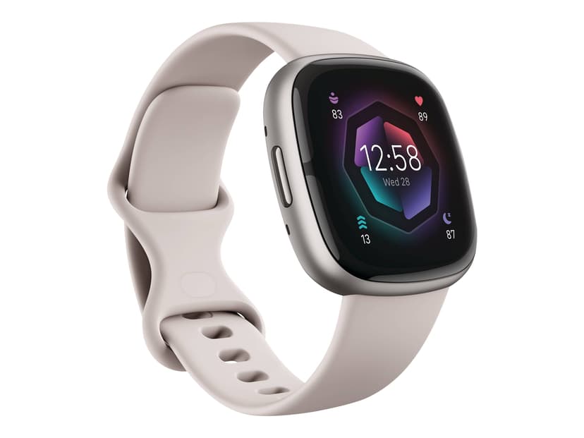 Fitbit Sense 2 Lunar White/Platinum