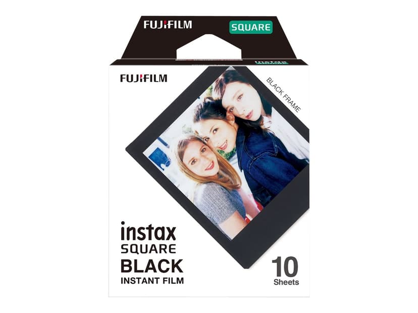 Instax Square Film Svart Ram 10-Pack