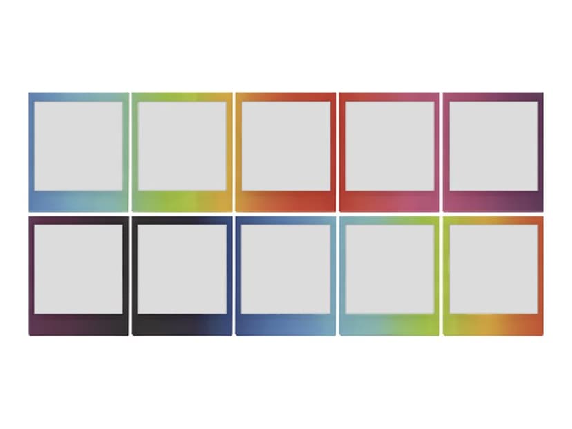 Instax Square Film Rainbow 10-Pack