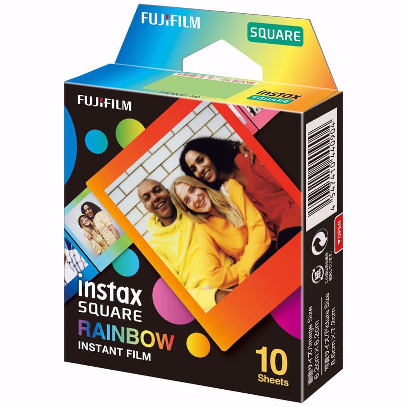 Instax Square Film Rainbow 10-Pack