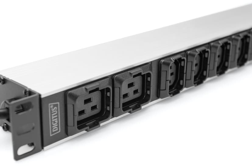 Digitus Socket Strip With Aluminium Profile 8xC13/2xC19 16A 2m Cabel IEC C20