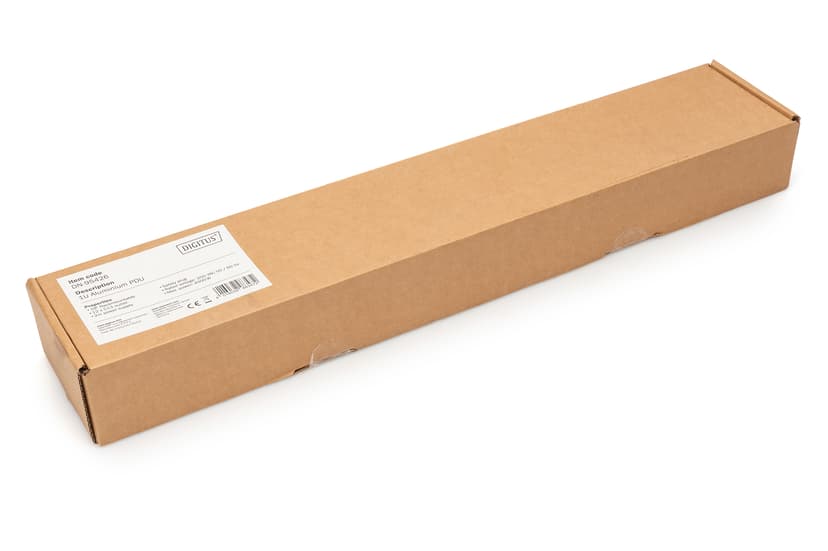 Digitus Strömuttag Med Aluminiumprofil 12xC13 16A 2m Kabel CEE 7/7