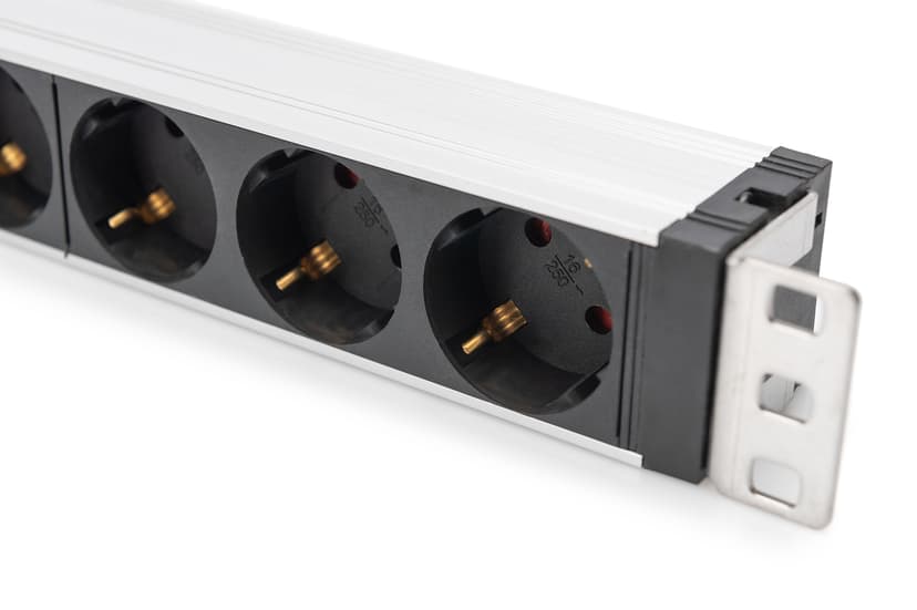 Digitus Socket Strip With Aluminium Profile 6xCEE 7/3 16A 2m Cable CEE ...