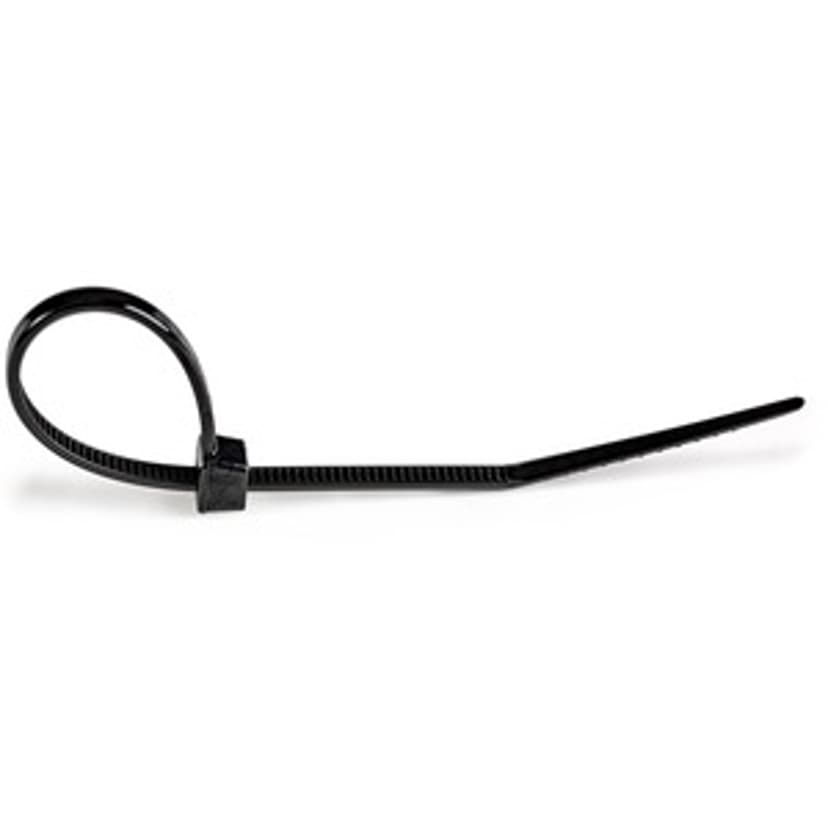 Startech Cable Ties 100x2.5mm 8.2kg 100pcs Black