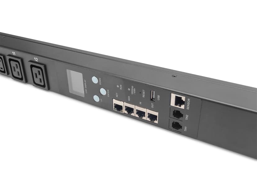 Digitus Smart PDU Input Monitored In 1x16 A Out 20xC13/4xC19