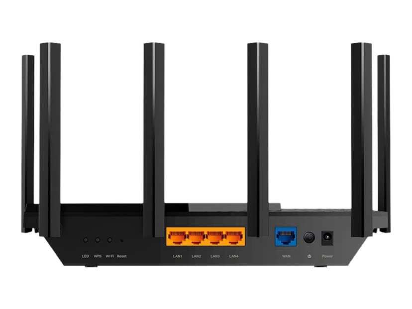TP-Link Archer AX72 trådløs ruter Gigabit Ethernet Dobbelbånd (2.4 GHz / 5 GHz) Sort