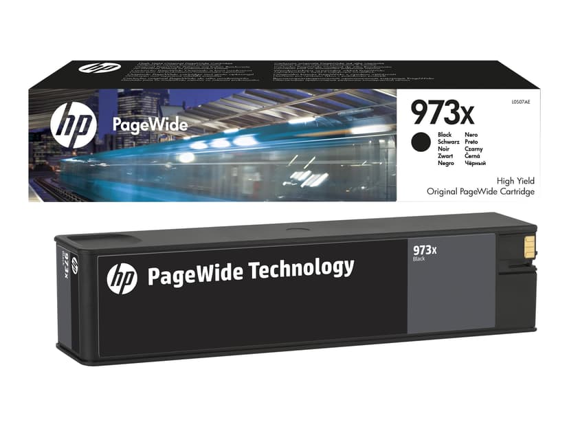 HP Blekk Svart No.973X 10K - PageWide