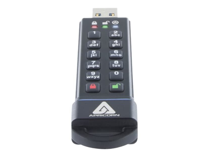 Apricorn Aegis Secure Key 3.0 1000GB USB-A Svart
