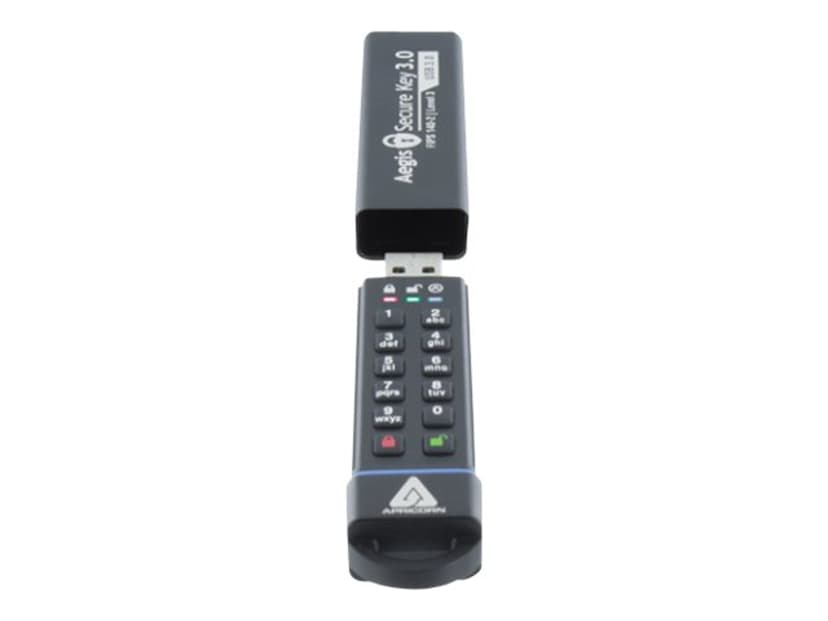 Apricorn Aegis Secure Key 3.0 1000GB USB-A Svart