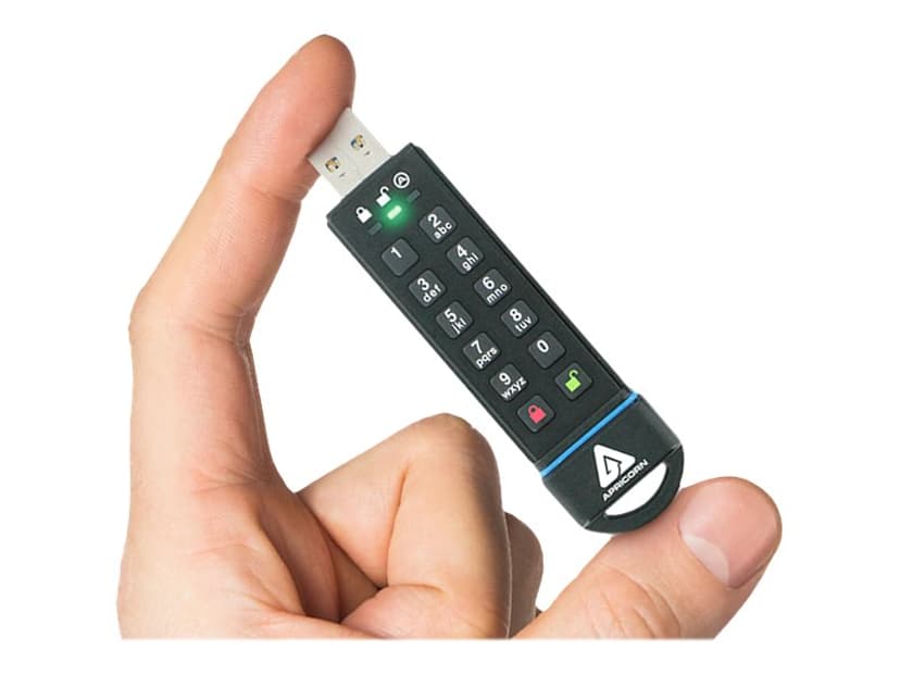Apricorn Aegis Secure Key 3.0 1000GB USB-A Svart