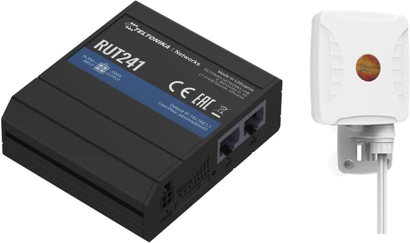 Teltonika RUT241 Router + Poynting XPOL-1-5G Antenna