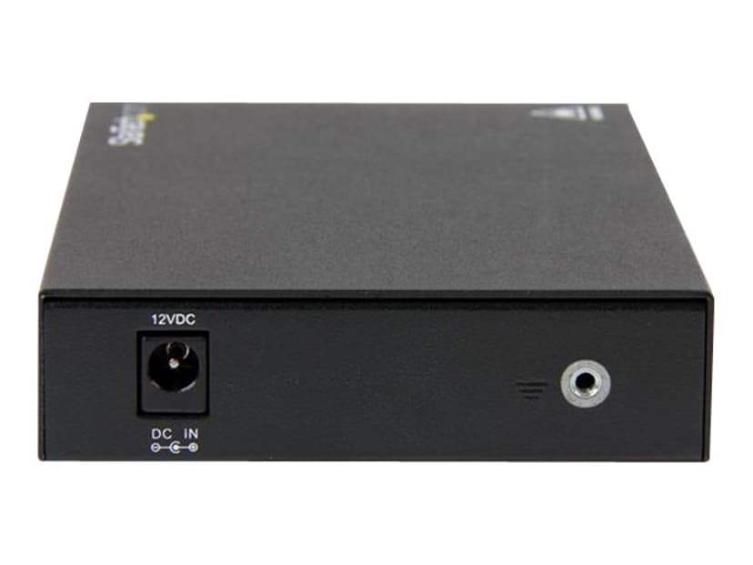 Startech StarTech.com ET91000SM20 verkon mediamuunnin 2000 Mbit/s 1310 nm Yksittäistila Musta