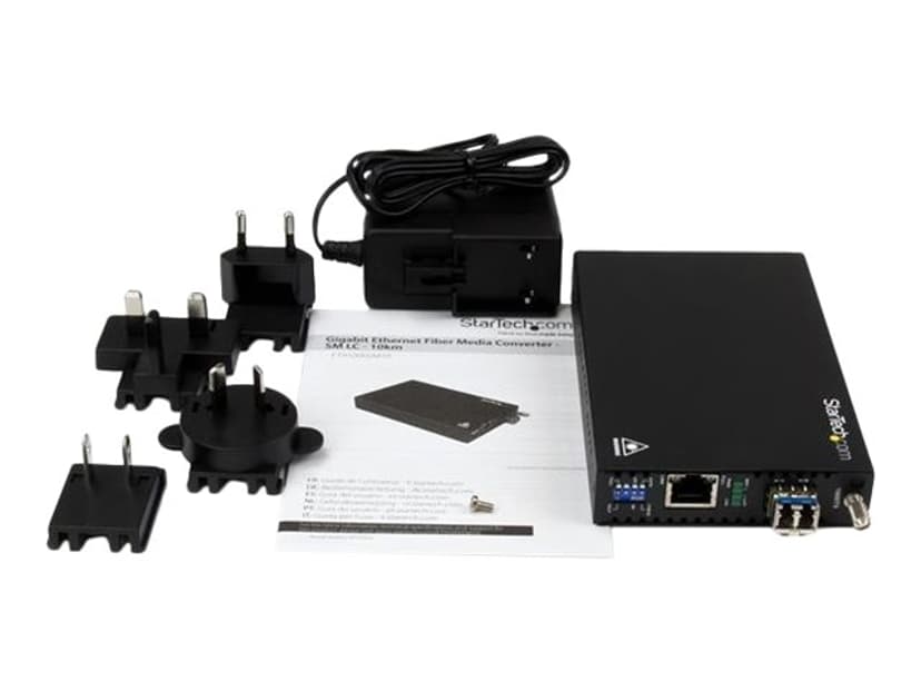 Startech StarTech.com Gigabit Ethernet koper naar glasvezel media converter SM LC 10 km