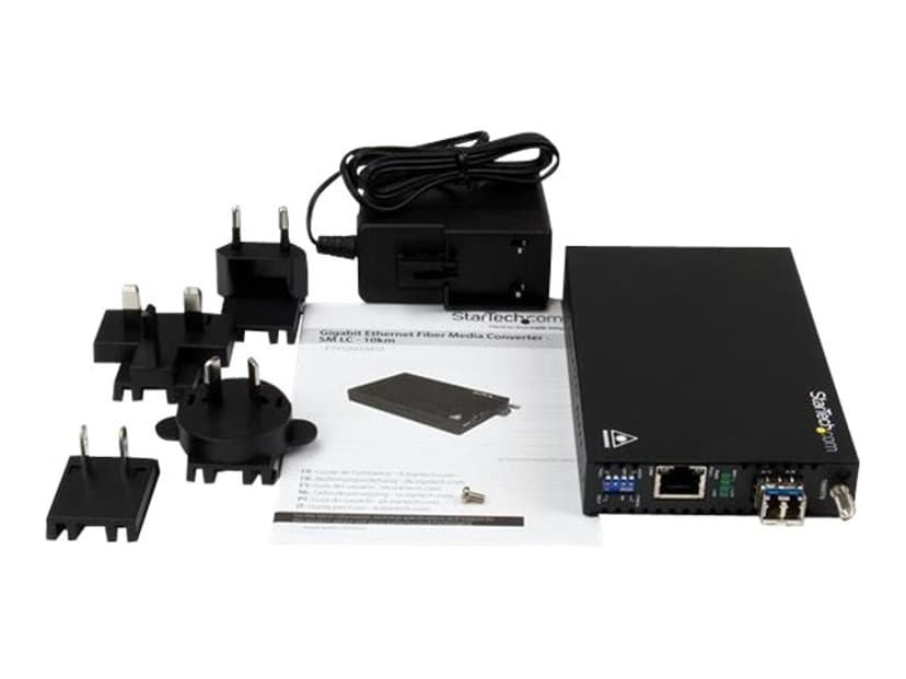 Startech StarTech.com Gigabit Ethernet koper naar glasvezel media converter SM LC 10 km