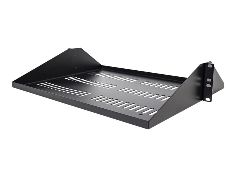 Startech StarTech.com 2U Rack Shelf - Universele Geventileerde 19 inch Server Rack Plank/Lade voor AV/Data/Netwerk Apparatuur – Cantilever/Uitkragende Ligger – Duurzaam Ontwerp – Max. 91kg - Diepte 35 cm (14”)