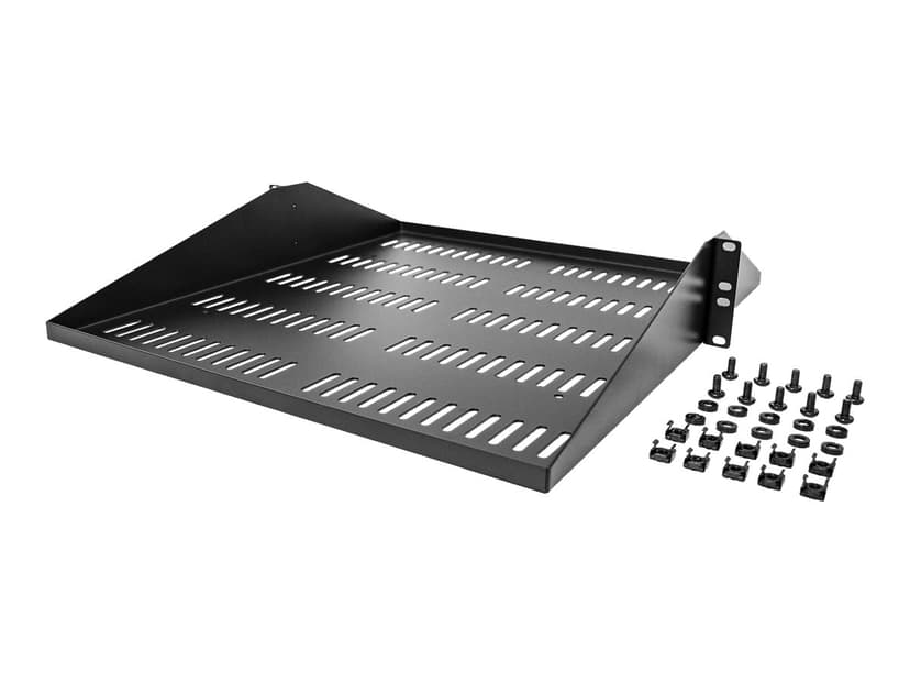 Startech StarTech.com 2U Rack Shelf - Universele Geventileerde 19 inch Server Rack Plank/Lade voor AV/Data/Netwerk Apparatuur – Cantilever/Uitkragende Ligger – Duurzaam Ontwerp – Max. 91kg - Diepte 50 cm (20”)
