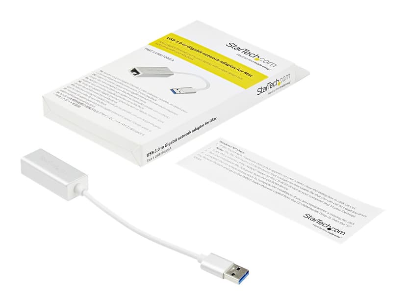 Startech StarTech.com USB 3.0 till Gigabit-nätverksadapter - silver