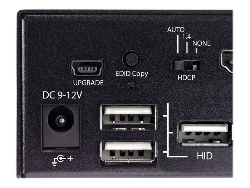 Startech StarTech.com SV231HU34K6 KVM Switch Stativ-montering Sort