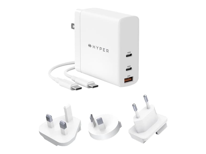 Hyper HyperJuice 2m Hvit