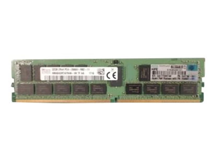 HPE 32GB (1x32GB) Dual Rank x4 DDR4-2666 CAS-19-19-19 Registered Smart Memory Kit hukommelsesmodul 2666 MT/s 32GB 2666MHz DDR4 288-pin DIMM