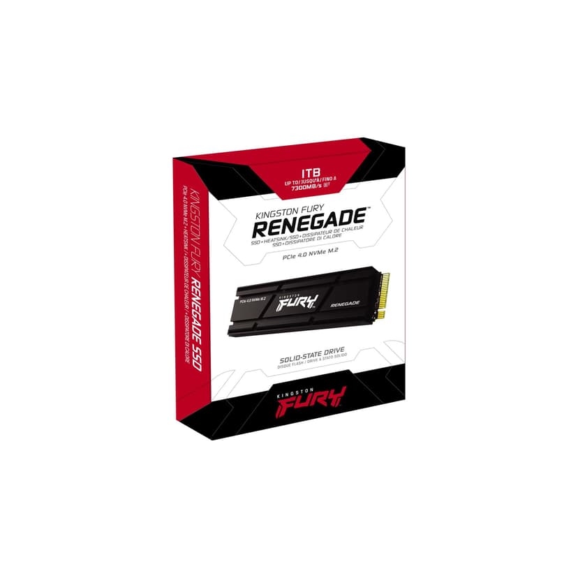 Kingston FURY Renegade 1TB SSD Heatsink M.2 PCIe 4.0