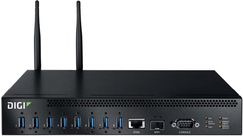 Digi Anywhereusb 8 Plus With Wifi 8-port Usb Over Ip Remote