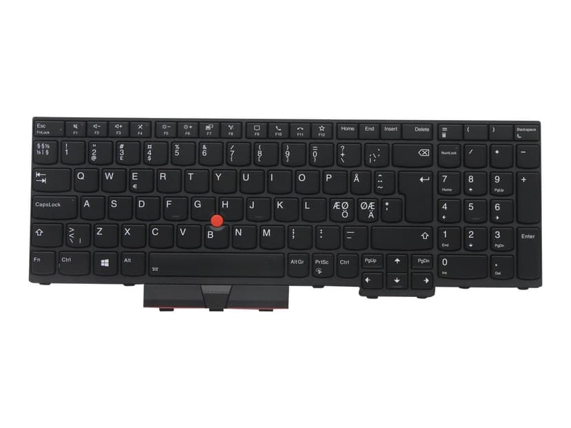 Lenovo Thinkpad T15p/p15v G1 G2 Keyboard Nordic W/numpad Blk
