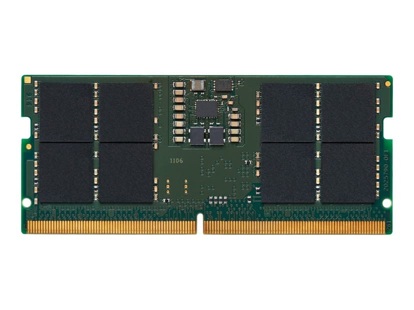 Kingston Technology ValueRAM KVR48S40BS8-16 minnemodul 16 GB 1 x 16 GB DDR5 4800 MHz 16GB 4800MHz DDR5 262-pin SO-DIMM