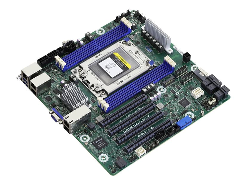 ASRock Rack ROMED6U-2L2T Moderkort Micro-ATX Socket SP3 micro ATX