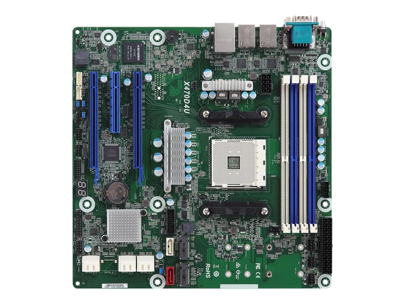 ASRock Rack X470D4U Moderkort Micro ATX Socket AM4 micro ATX