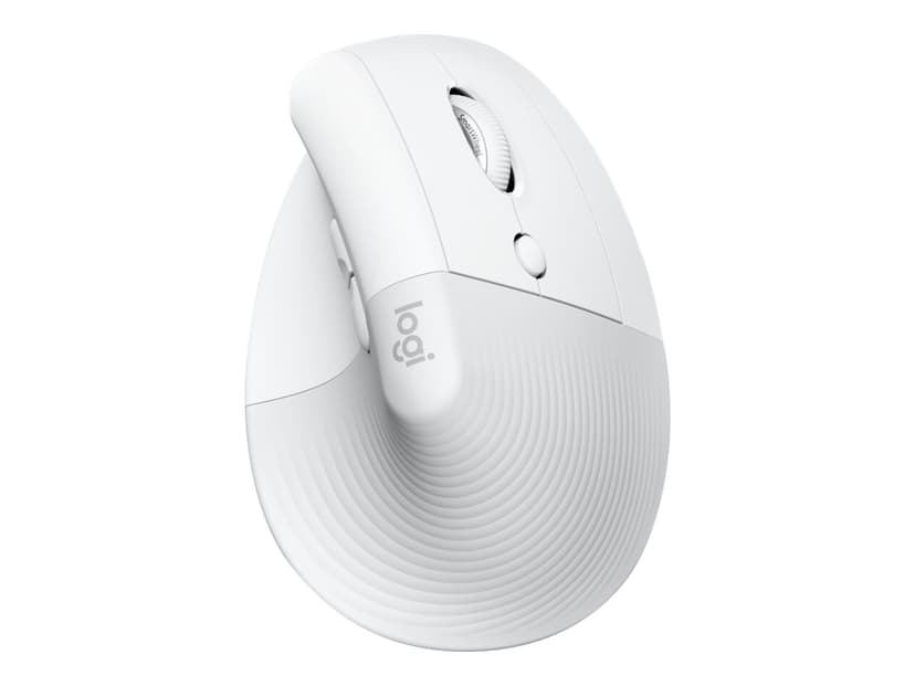 Logitech Lift for Business RF trådløs + Bluetooth Mus Hvid